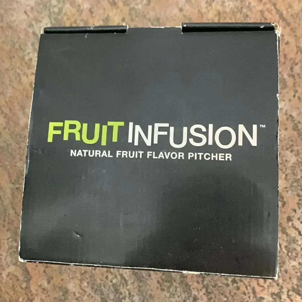 Prodyne Fruit Infusion Natural Flavor Pitcher Store Refrigerator Removable Rod